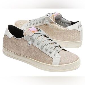 P448 John Low Top Sneakers Yeti Glitter